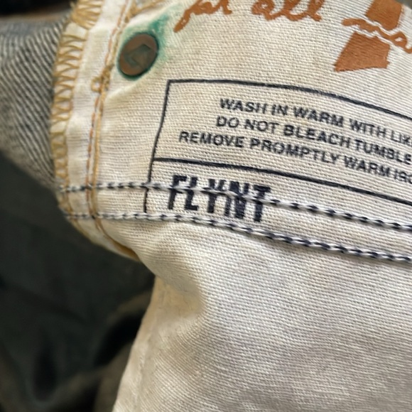 7 For All Mankind Flynt Jeans Boot Cut Dark Wash Denim Size 31 - Picture 7 of 16